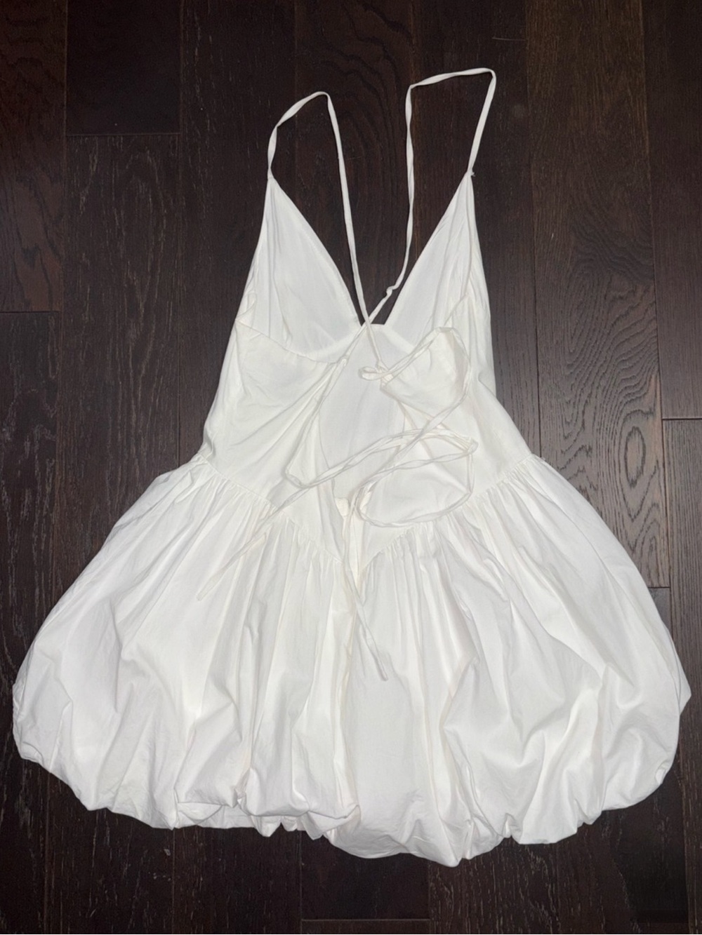 White Hello Molly Mini Bubble Dress - Picture 2 of 3